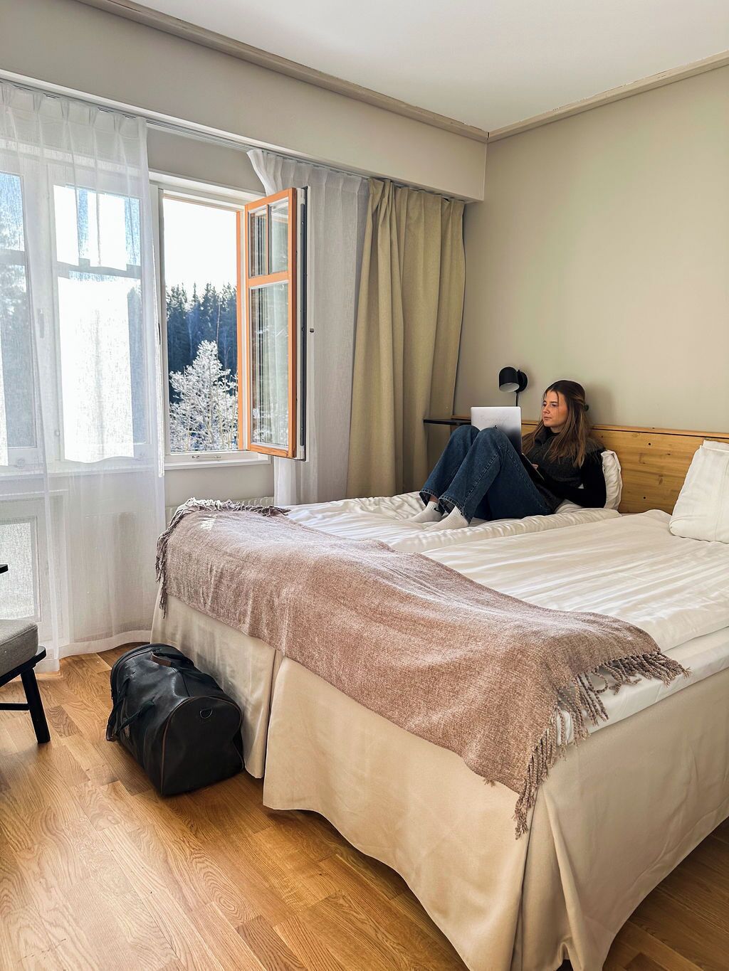 Wifi gratuïta i roba de llit 