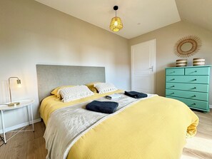 2 Schlafzimmer, Schreibtisch, kostenloses WLAN, Bettwäsche