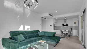 Living area - Apartment DeLux with private pool (Tucepi)