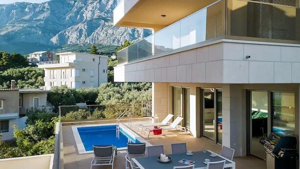 Terrace/patio - Apartment DeLux with private pool (Tucepi)