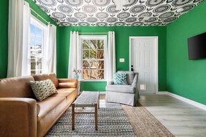 TV - Live Oak Loft | Riverland Terrace 1BR Getaway! (Charleston)