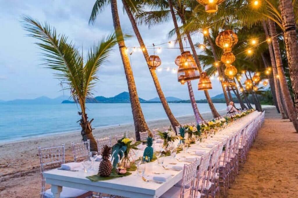 Beach nearby, white sand