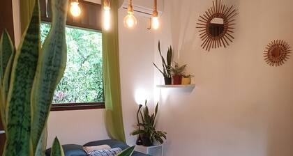 Studio with terrace and garden in the heart of an Amazonian plant nursery