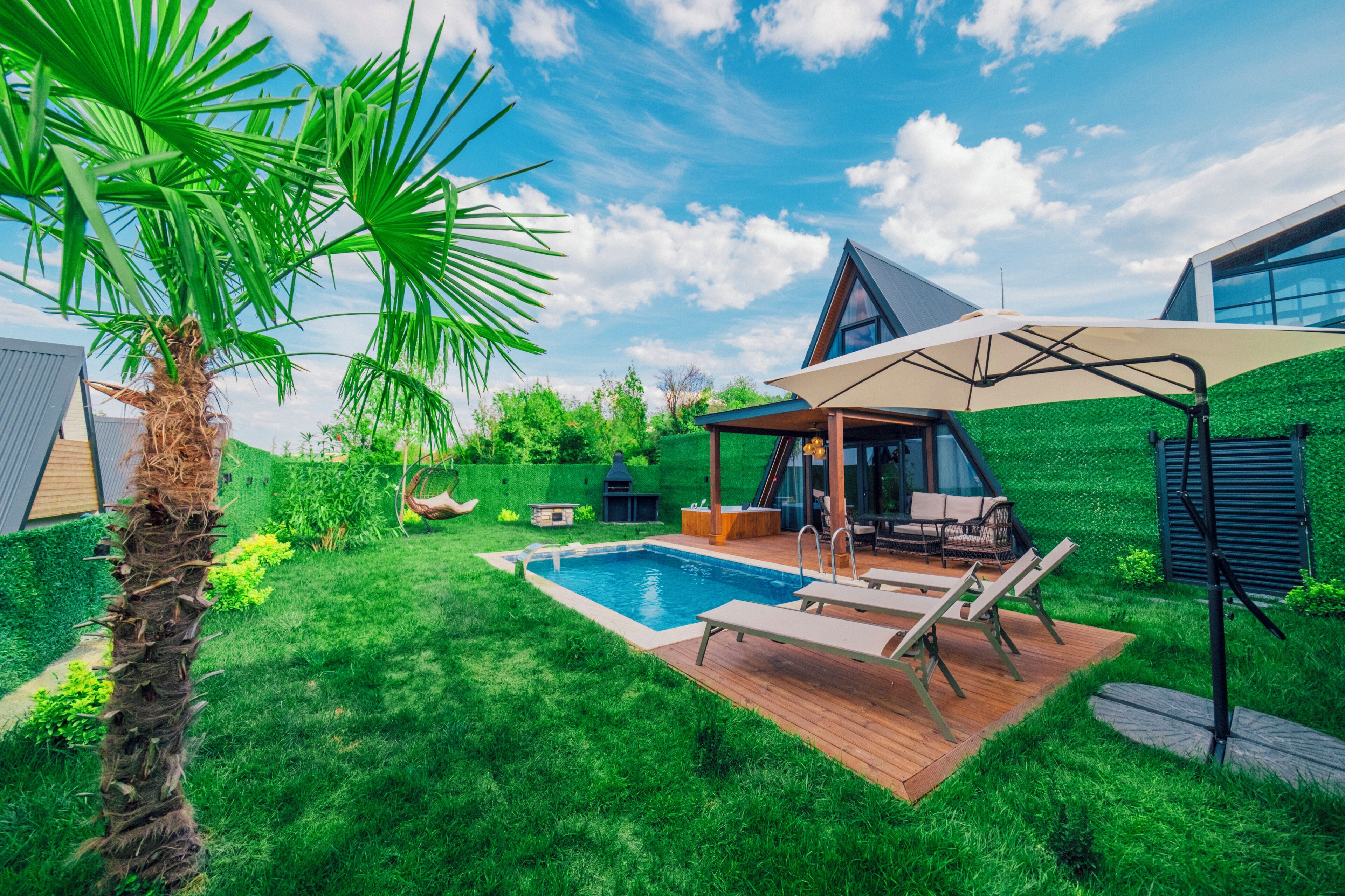 Bungalow familiare, 2 camere da letto, patio, vista lago | Una scrivania, postazione laptop