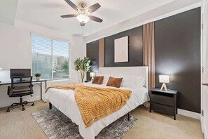 1 bedroom, desk, iron/ironing board, WiFi