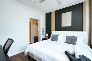 1 室のベッドルーム、アイロン / アイロン台、WiFi、ベッドシーツ