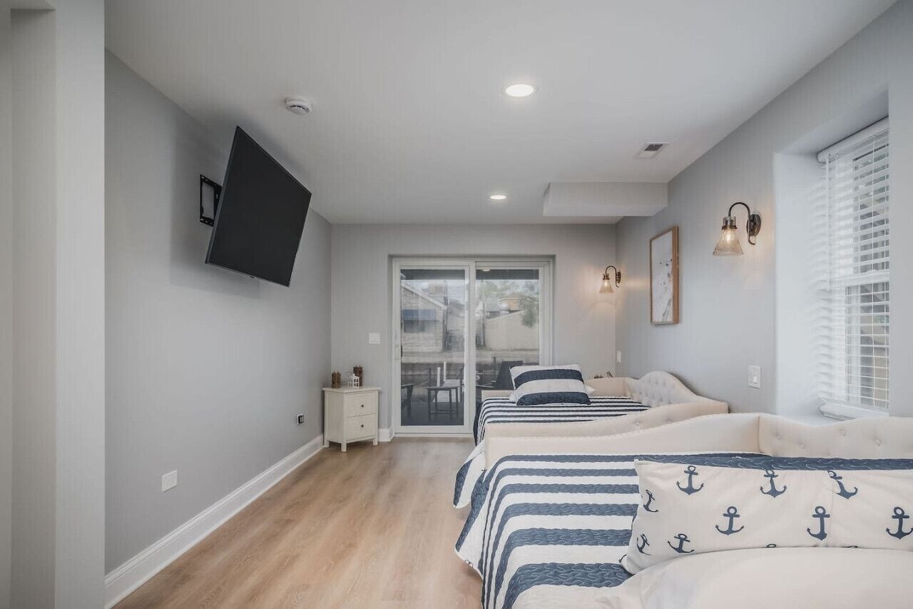 3 bedrooms, desk, iron/ironing board, free WiFi