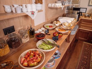 Petit déjeuner buffet compris tous les jours