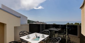 Terrace/patio - Brotis - Apartment with sea view (Baska Voda)