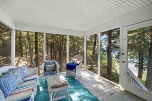 Terrace/patio - Lakeside Home with Panoramic Views of Lake Michigan! (Harbor Springs)