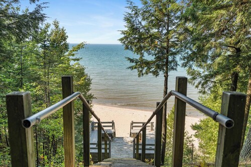 Lakeside Home with Panoramic Views of Lake Michigan!