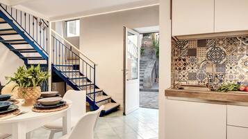 Interior entrance