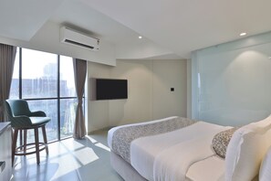 Habitación Deluxe | Sábanas de algodón egipcio y ropa de cama de alta calidad