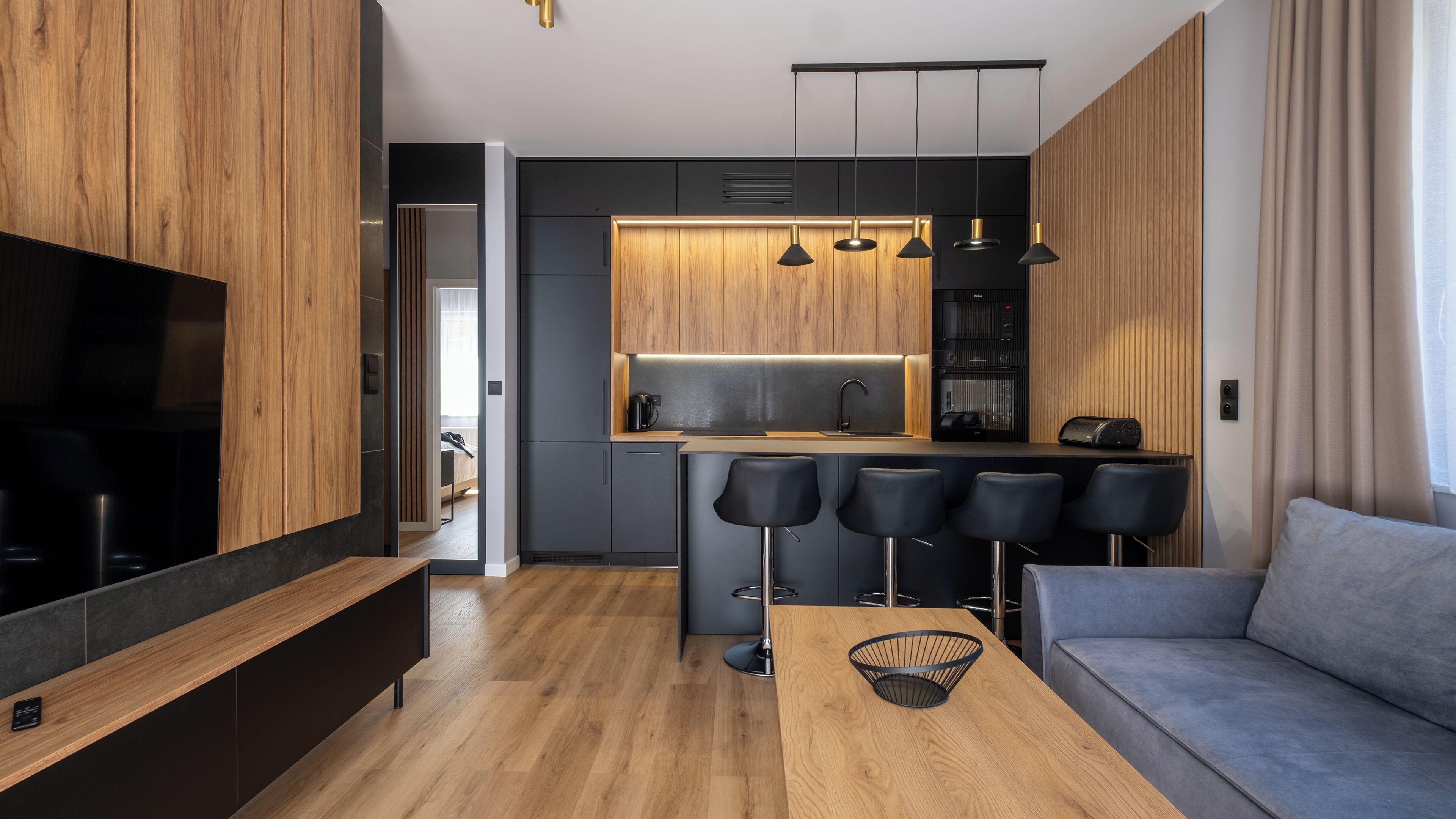 Apartment (B 10) | Living area | Flat-screen TV