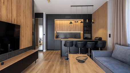 Televisión de pantalla plana. Apartamenty Sun & Snow River Park