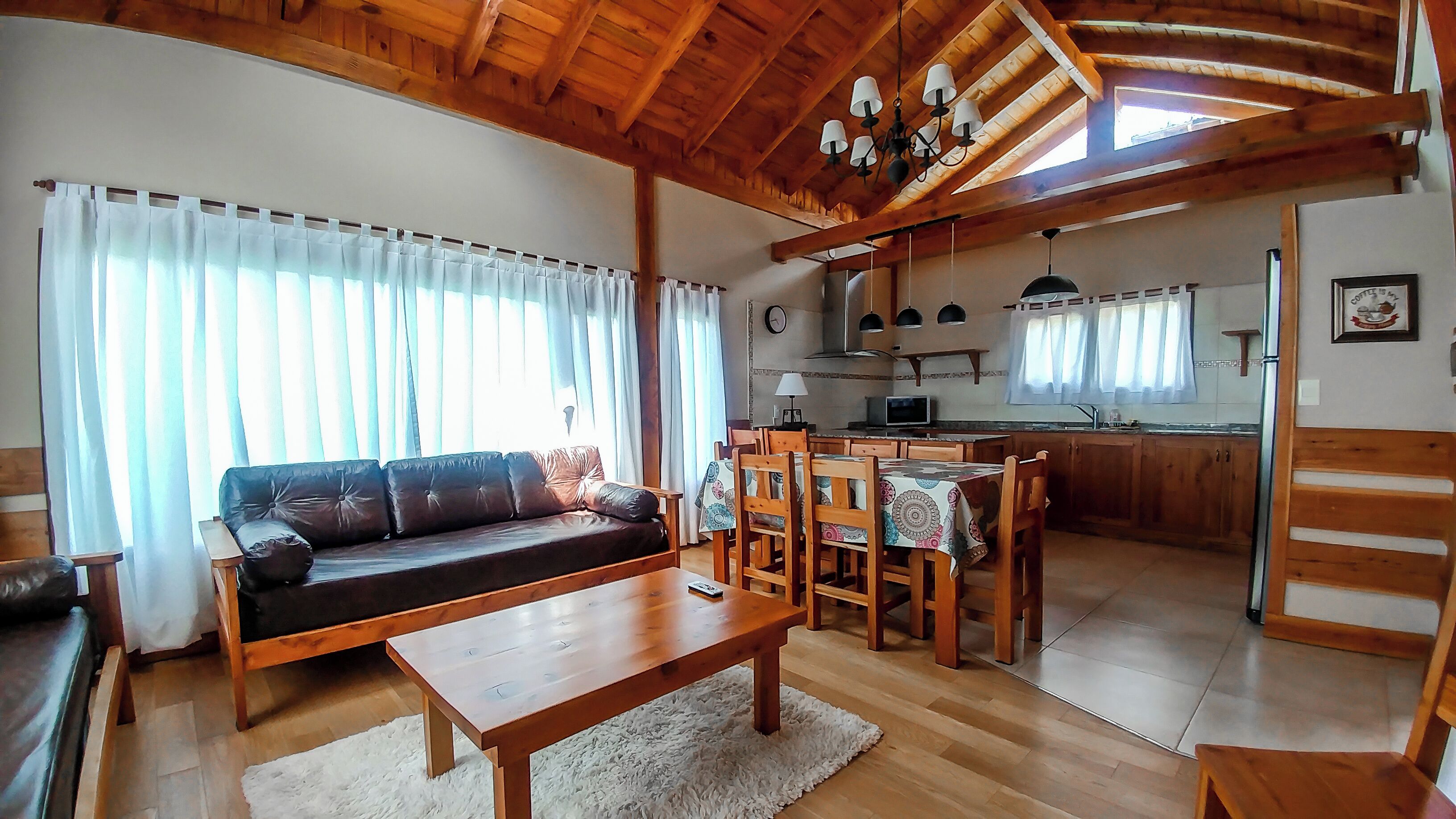 Deluxe Chalet, Patio, Mountain View | Living area