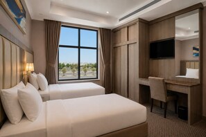 Apartment, 2 Bedrooms | Premium bedding, minibar, individually decorated, laptop workspace - NARS Plus Al Basateen (Jeddah)