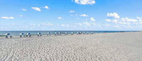 On the beach