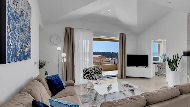 Living area - Luxury-Apartment Zorana (Makarska)