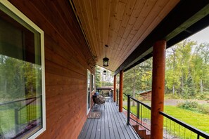 Cabin, 1 Bedroom | Terrace/patio - Cabin In The Woods 1 Bedroom Cabin (Big Lake)