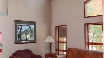 TV, fireplace, DVD player