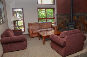 TV, fireplace, DVD player