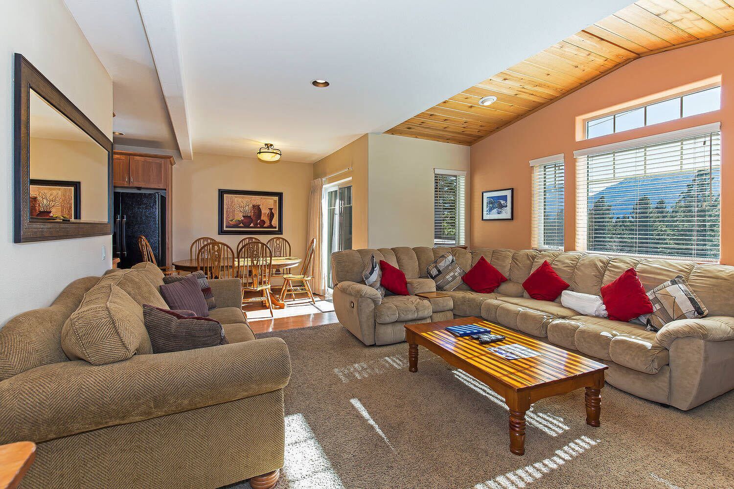 TV, fireplace, DVD player