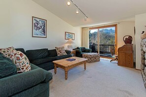 TV, fireplace, DVD player