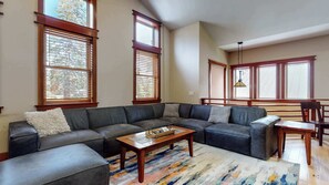 TV, fireplace, DVD player