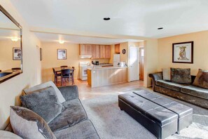 TV, fireplace, DVD player