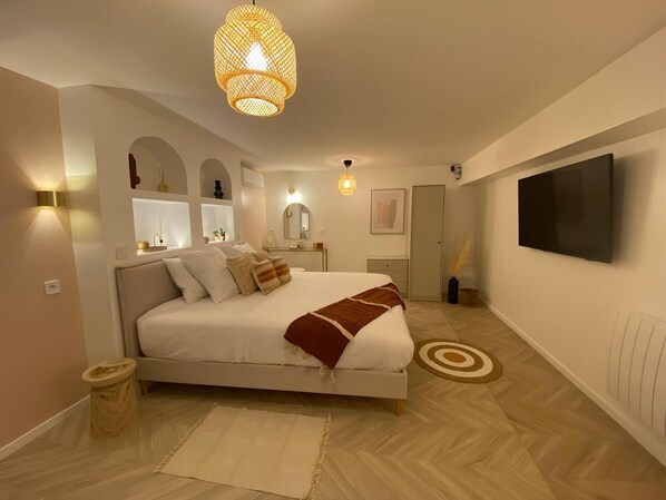 1 chambre, accès Internet, draps fournis