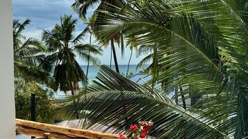 Blick von der Unterkunft