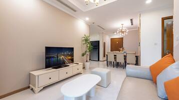 Superior-Apartment, 2 Schlafzimmer, Balkon, Stadtblick | Außenbereich