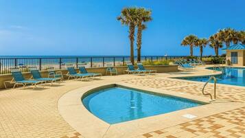Indoor pool, outdoor pool