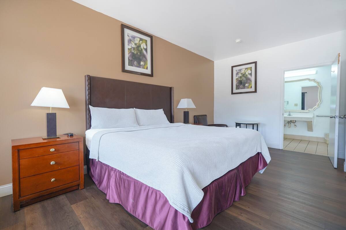 Room, 1 King Bed, Non Smoking | Desk, iron/ironing board, free WiFi, bed sheets