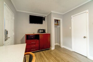 Room, 2 Double Beds, Non Smoking | In-room safe, desk, free WiFi, bed sheets