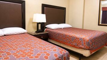 Room, 2 Queen Beds | Desk, free WiFi, bed sheets