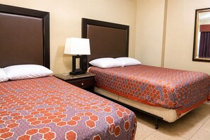 Room, 2 Queen Beds | Desk, free WiFi, bed sheets