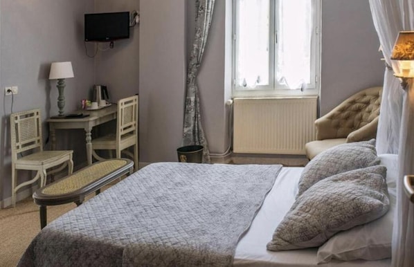Comfort Double Room | Iron/ironing board, free WiFi - HOTEL DU PARC (Montélimar)