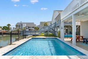 Pool - 4 BR Waterview Home- Pool- Gameroom- Sleeps 11 (North Myrtle Beach)