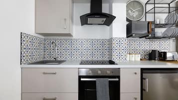 Studio – classic, terrasse | Eget tekjøkken | Vannkoker