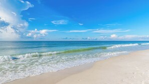 Accommodatie ligt op het strand