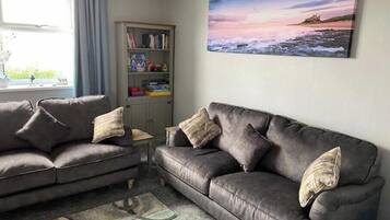 Smart TV, DVD player, books