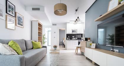 Apartament Mani in Albacete with terrace next to El Corte Inglés