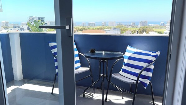 Deluxe Studio, Balcony, Sea View | Terrace/patio