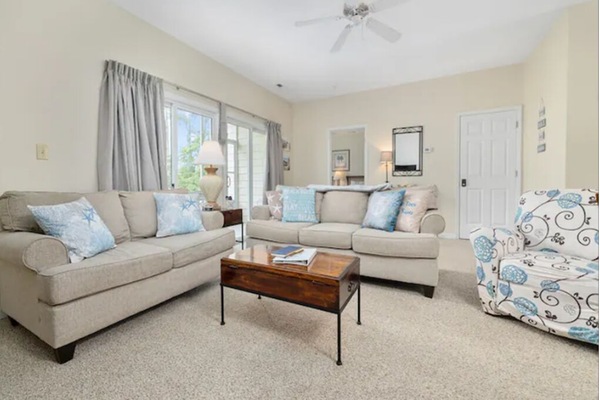 Plenty of seating in the living room