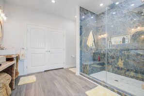 Shower, towels