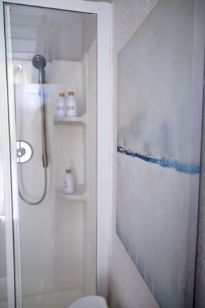 Shower, hair dryer, towels, soap - Charming 2-bedroom home, close to Downtown South bend and 5 mins away from ND (South Bend)