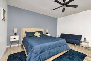 3 多间卧室、熨斗/熨衣板、WiFi、床单