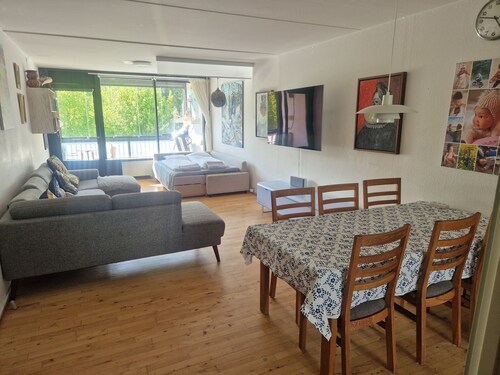 Spacious apartment near parks and historic center 